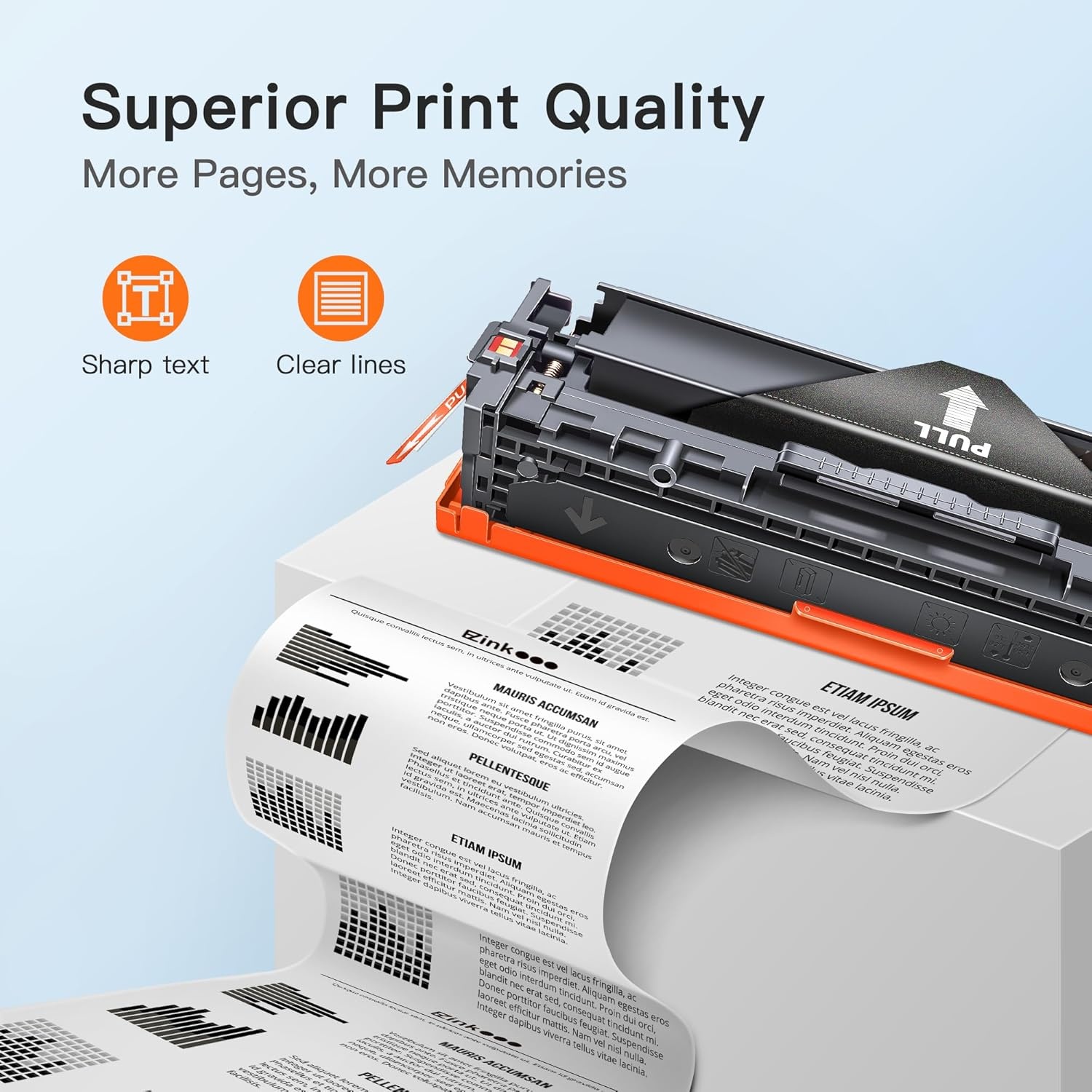 image:imageEZ Ink 131X Compatible Toner Cartridge Replacement for HP 131X 131A CF210X CF210A CF211A CF212A CF213A with HP LaserJet Pro 200 Color M251 M276nw M276n M251n 4 Pack