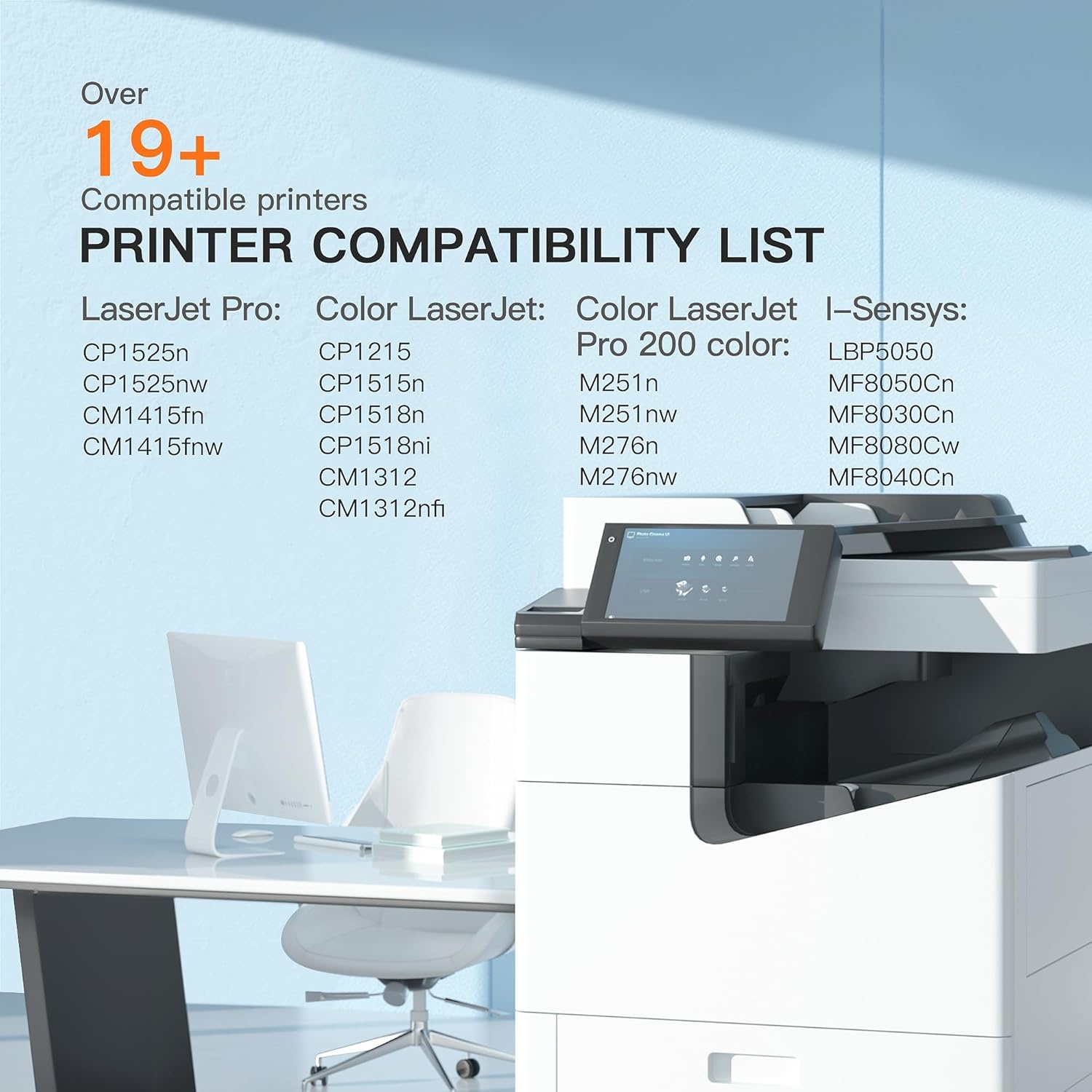 image:imageEZ Ink 131X Compatible Toner Cartridge Replacement for HP 131X 131A CF210X CF210A CF211A CF212A CF213A with HP LaserJet Pro 200 Color M251 M276nw M276n M251n 4 Pack