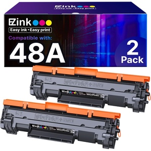 image:imageEZ Ink 48A CF248A Compatible Toner Cartridges Replacement for HP 48A Toner Cartridge Black CF248A to use with Pro M15w M28w M29w M31w M28a M29a M30w M15a M16a M16w Printer Black 2 Pack